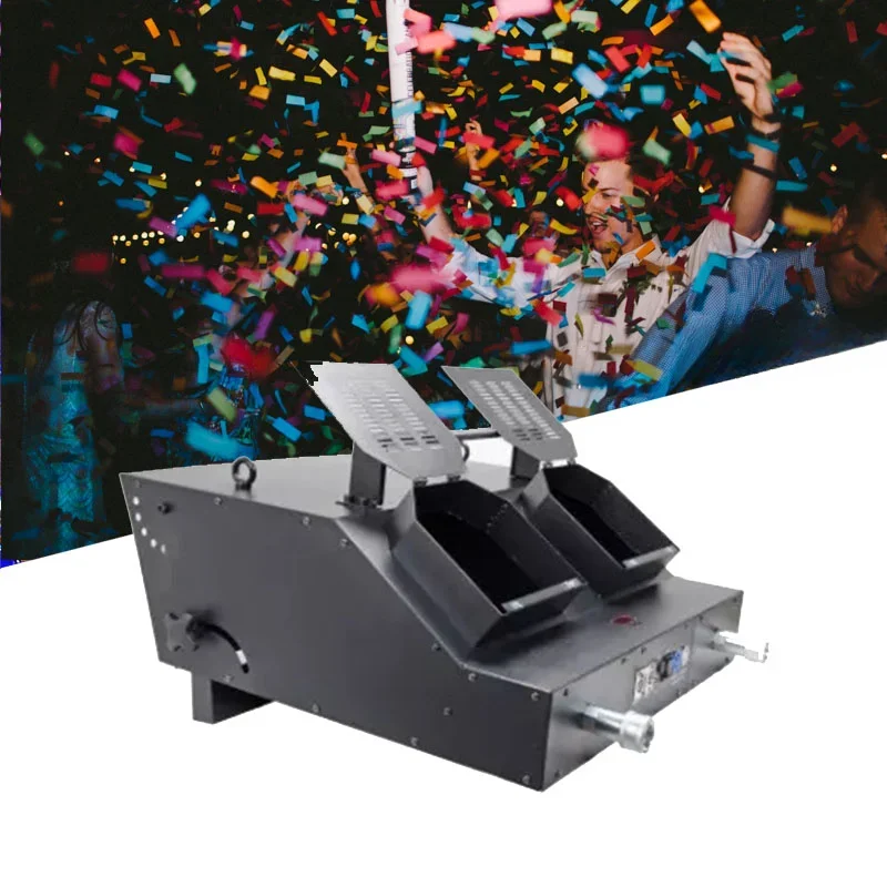 Large CO2 confetti machine DMX gender reveal machine confetti biodegradable confetti