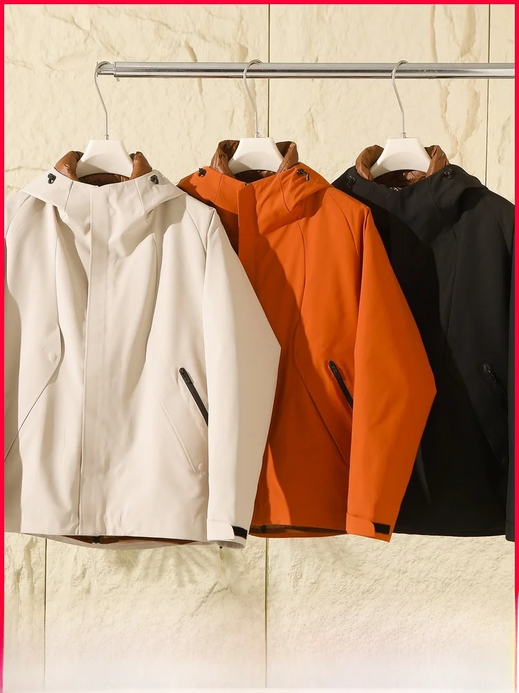 

High-End Outdoor Tee-In-One Goose down Jaet 90 Fill Power Removable Inner Liner Windproof Waterproof Outer ell