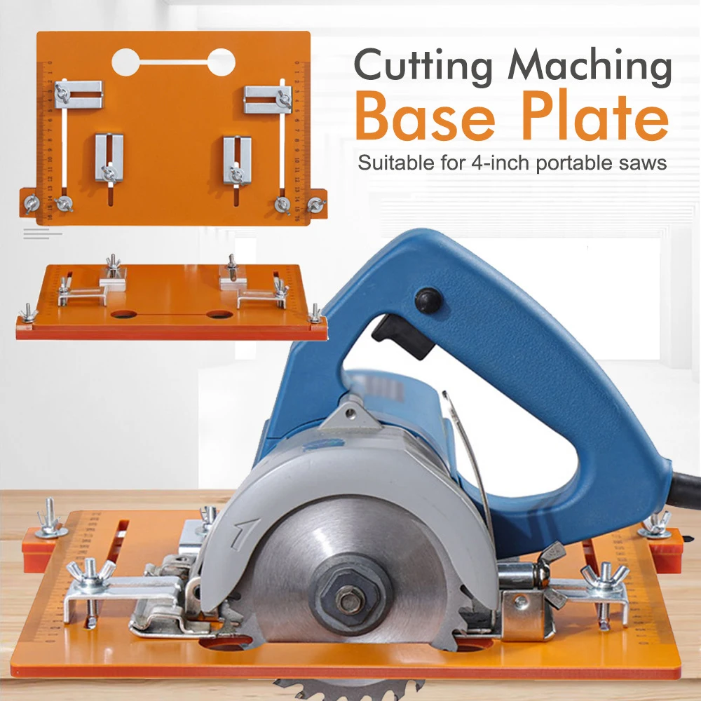 

Woodworking Cutting Machine Base Plate Trimming Machine Accessories Cutting Machine Guide Plate Of Workbench Adjustable Tool