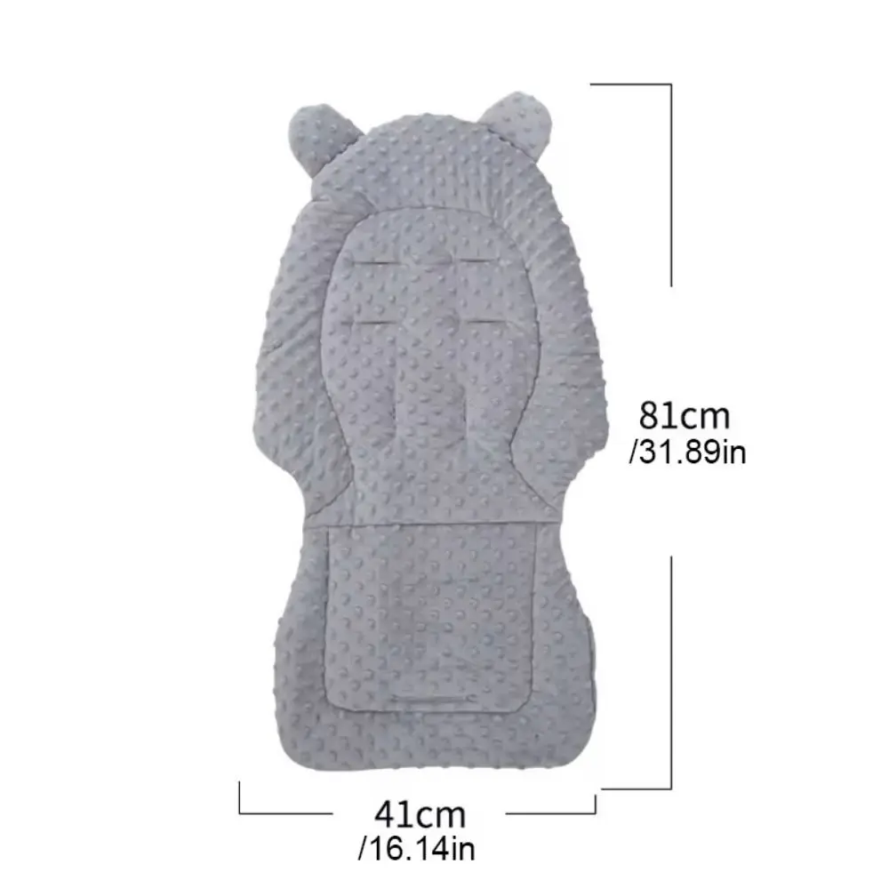 Cotton Baby Stroller Cushion Multi-function Windproof Trolley Mattress Washable Double Sided Pushchair Car Mat
