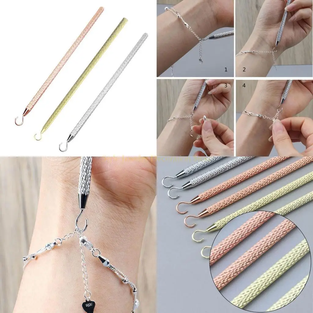 

D46E Bundle of 3 Bracelet Gadgets Handy Bracelet Helper for Quick and Secure Wearing