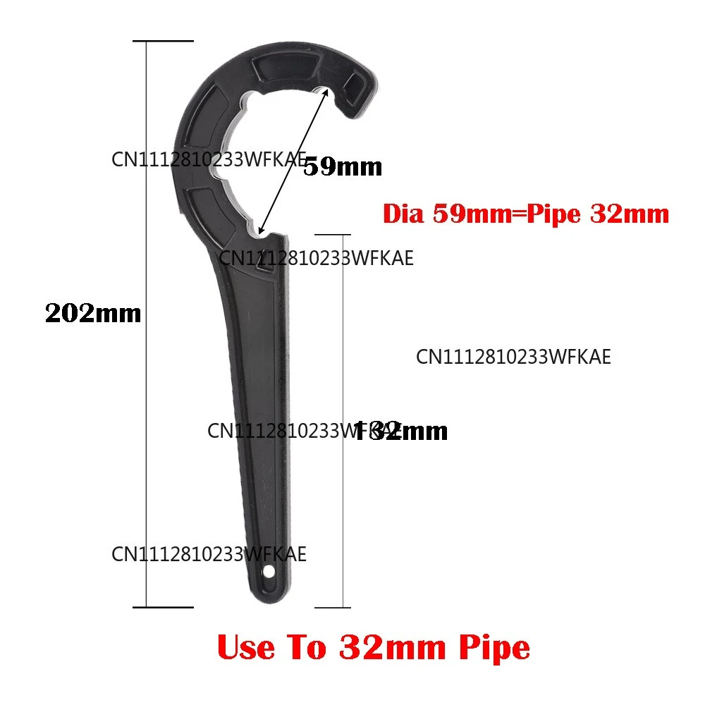 20/25/32/40/50/63mm PE Pipe Fast Connecting Fittings Wrench PVC Tube Valve Lock Nut Special Wrench Irrigation Tubing Repair Tool