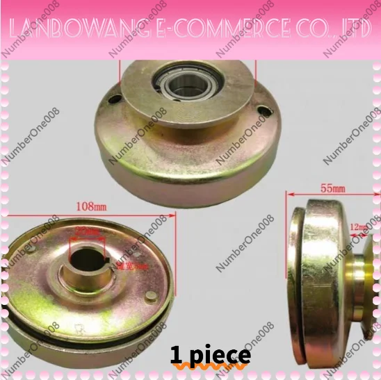Heavy Duty Centrifugal Clutch Double Groove Pulley For 168F 170F 190F Q Engine 20mm 25mm Agricultural Machinery