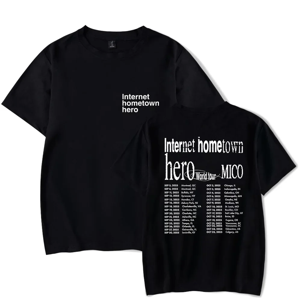 MICO Merch Internet Hometown Hero World Tour Summer Tee T-Shirt Unisex Adult Short Sleeve Jumpers