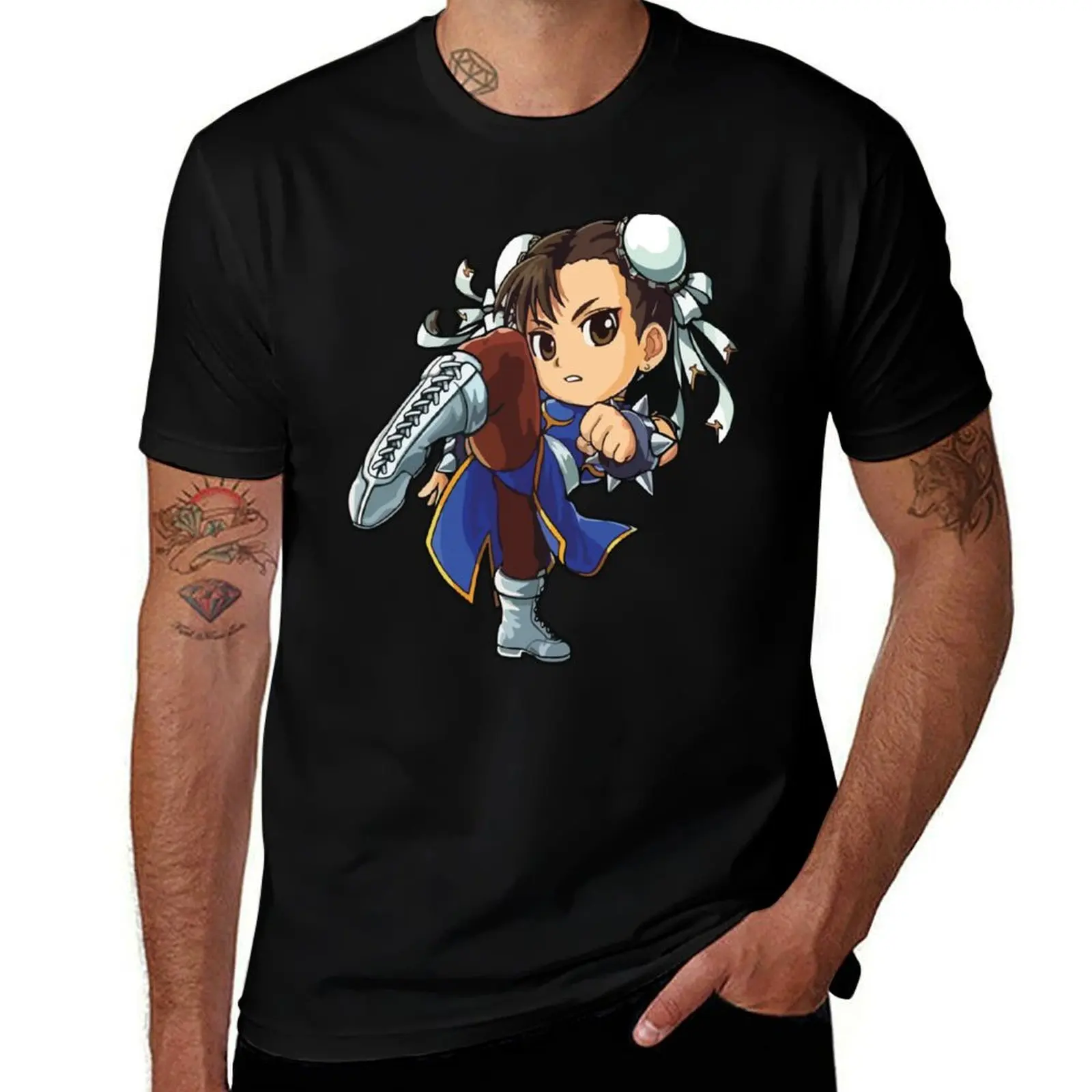 

Chun li T-Shirt funny t shirts cotton essential t shirt T-Shirt