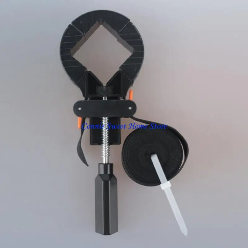 LXAF Quickly Release Band Clamp Woodworking Adjustable Band Polygonal Clip 4 Pictures Frame Holder Woodworking Tool