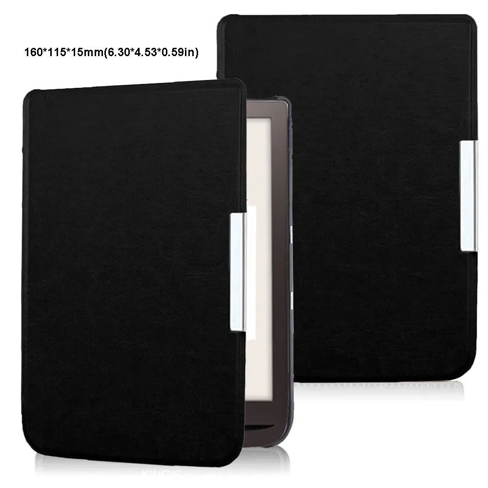 Shockproof 7.8inch E-Reader Case Microfiber Lining Auto Sleep/Wake Back Cover for Pocketbook Inkpad 3/3 Pro/Color3