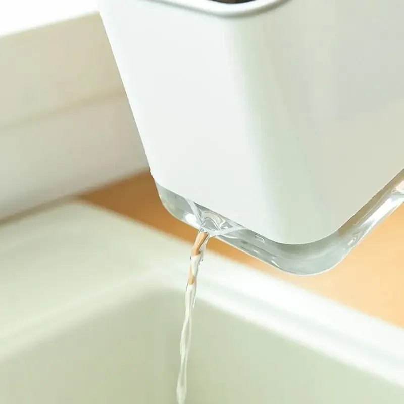 다기능 숟가락 포크 젓가락 보관 거치대 상자, 더블 레이어 커트레이 배수 랙, 주방용 정리함 랙 다기능 숟가락 포크 젓가락 보관 거치대 상자, 더블 레이어 커트레이 배수 랙, 주방용 정리함 랙
