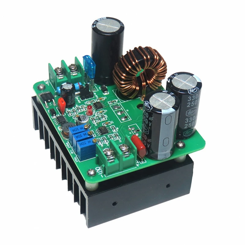 BT900W DC-DC 8V-60V To 12V-130V 15A Regulated Constant Current Boost Converter High Power Adjustable Power Supply Module