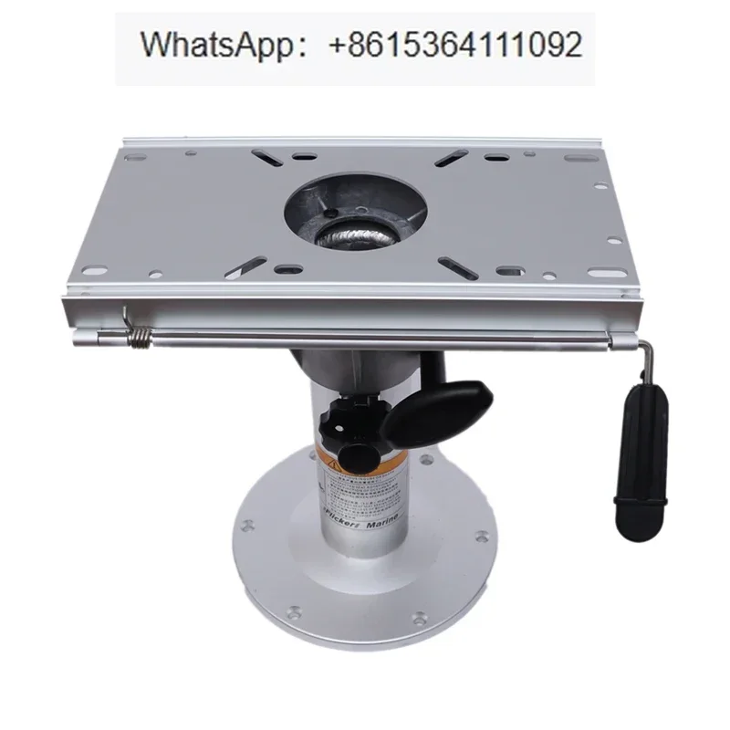 Ship seat manual support leg RV boat yacht seat lifting base bracket can move left and right for support