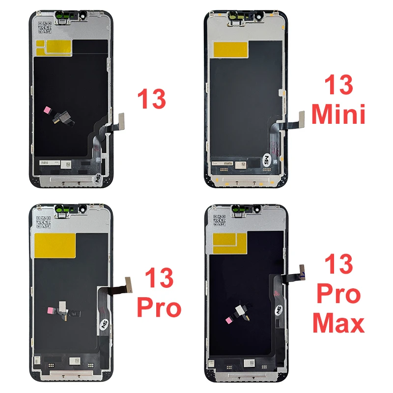 Pantalla OLED para iPhone 13 Pro Display 13 LCD Face ID Piezas de Repuesto True Tone para iPhone 13 Pro Max LCD incell 13Mini Display 7