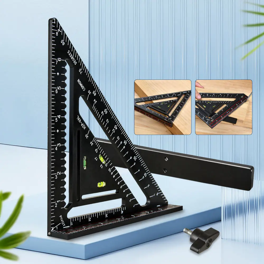 Professional Triangle Square Tool For For Onkel J Woodworking Measurement Metric Imperial Marking Gauge Angle Layout Ruler