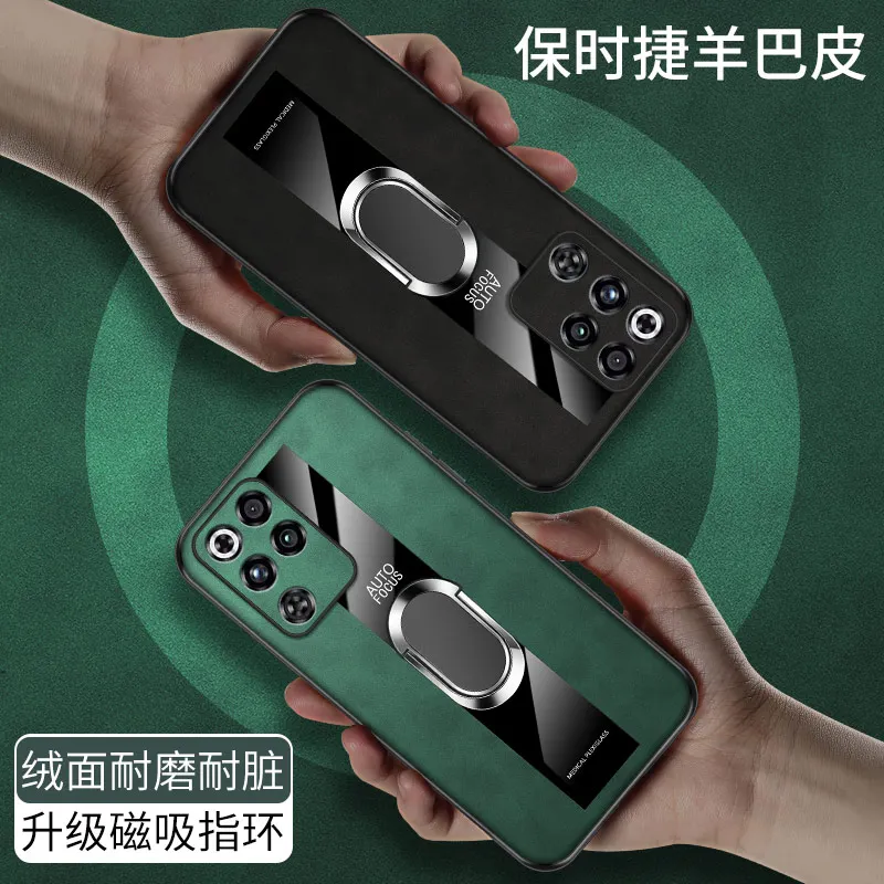 Untuk Red Magic 11 Pro Case Luxury Leather Porsche Stand Cover Untuk Red Magic 11 Pro Shockproof Bumper Funda