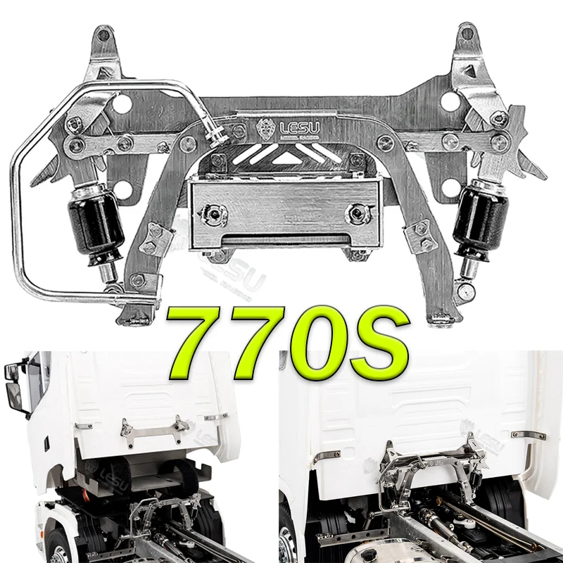 

Металлическая пряжка корпуса радиоуправляемого грузовика 770S для 1/14 Tamiya SCANIA 770S 6X4 56368 4 × 2 56379 56371 Запчасти для радиоуправляемого автомобиля LESU
