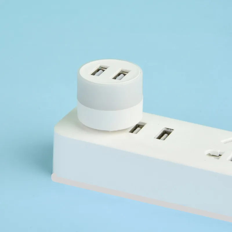 Minilampka małe gadżety USB Hub 2 porty Plug And Play sypialnia nocne czytanie wyglądająca książka ochrona oczu lampy LED na biurko oświetlenie