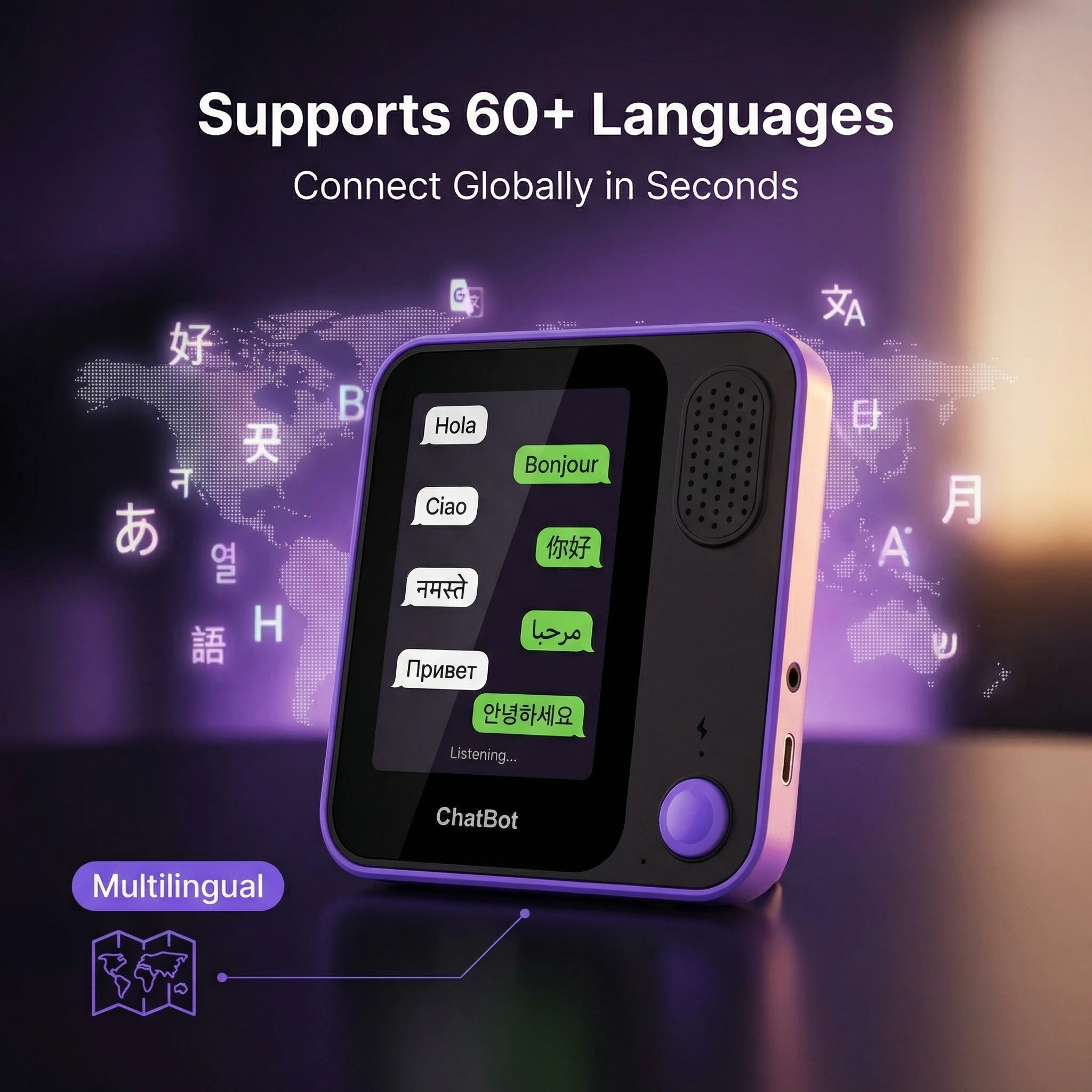 Picture 6: AI Voice Chatbot Custom AI GPT LLM Agent Companion Chatbot Multilingual Emotion Recognition Privacy Protection Smart Terminal