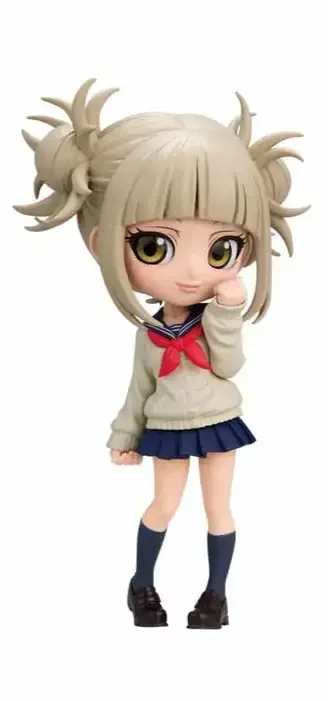 Bandai Original My Hero Academia Himiko Toga Q Posket Anime Action Figures Desktop Ornaments Cartoon Model Kids Gift