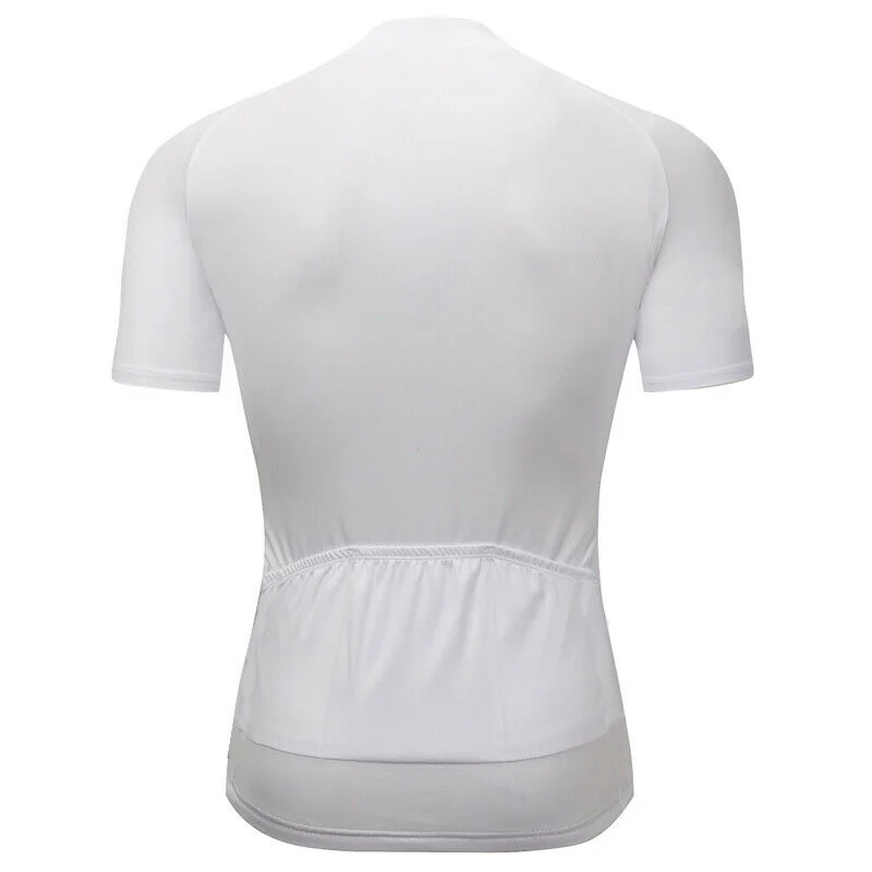 Pro White Cycling Jersey Set, MTB Kit, Breathable, Quick-Dry, Bib Short, Bicycle Uniforms, Tops, Sports Wear, Outdoor Bike Suit