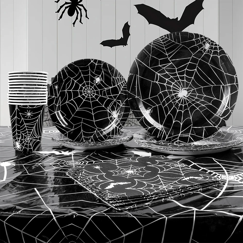 Araignée Assiette en Carton Le Secret d’une Décoration de Fête Halloweens Impeccable et Sans Stress