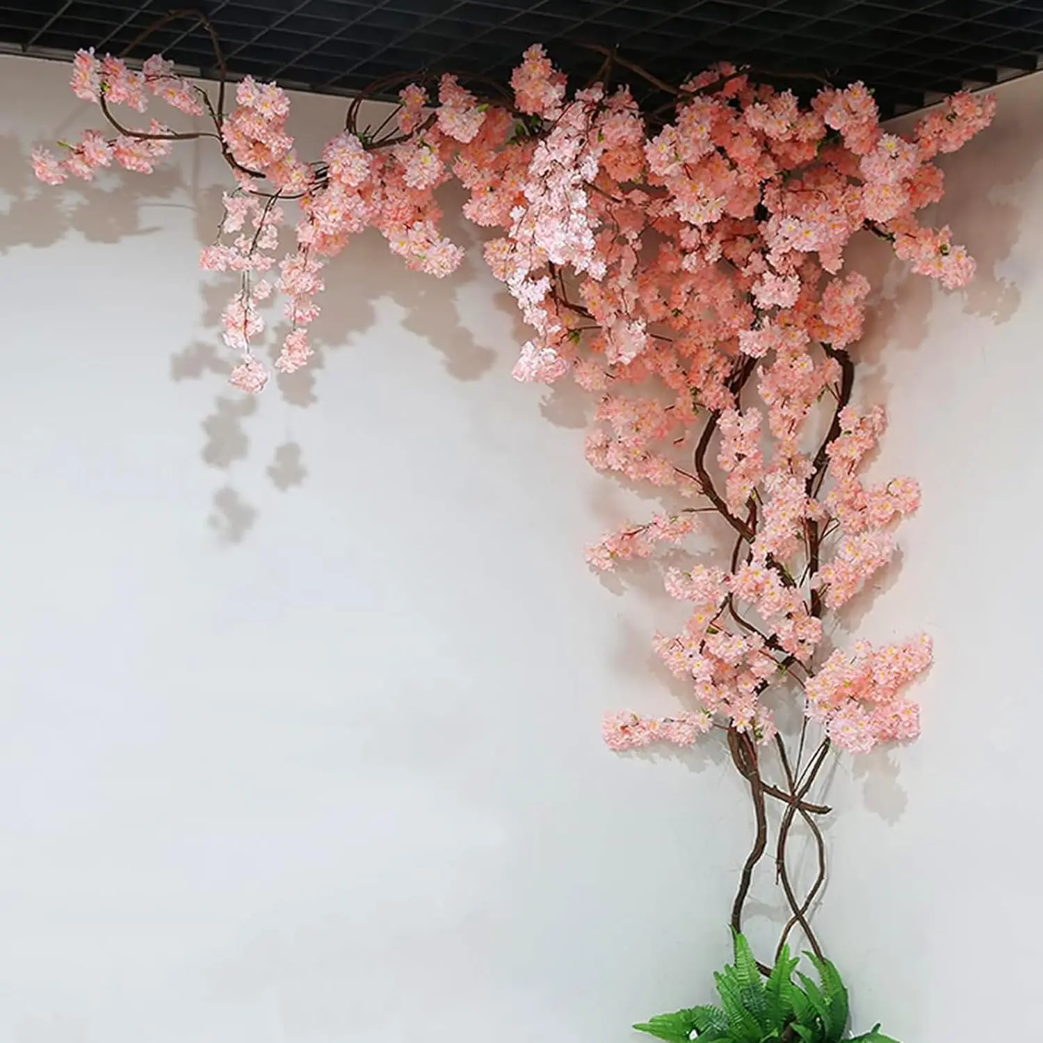 

Artificial Trees Indoor Japanese Artificial Cherry Blossom Tree, Fake Cherry Blossom Decoration for Wedding Indoor Outdoor Party