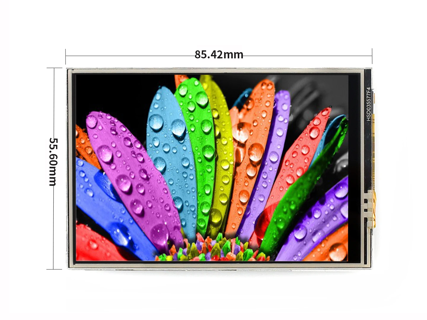 Waveshare 3.5inch Resistive Touch Display (C) for Raspberry Pi 480*320 Pixels 125MHz High Speed SPI