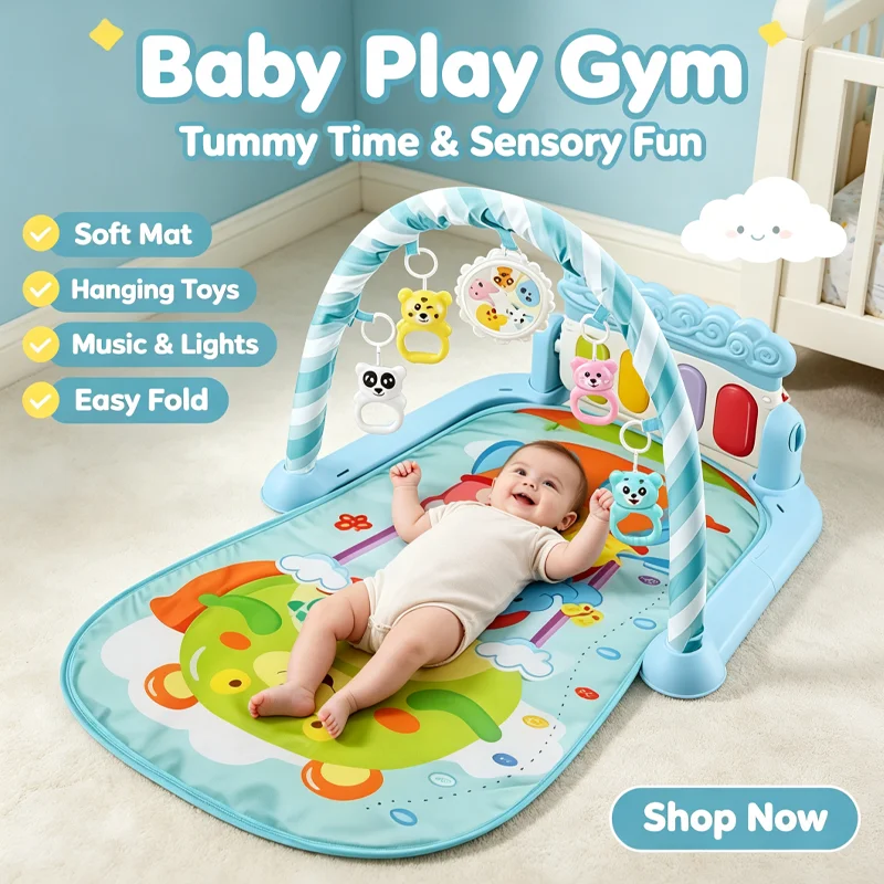 Home Gym For Toddlers - Baby Play Gym 3 in 1