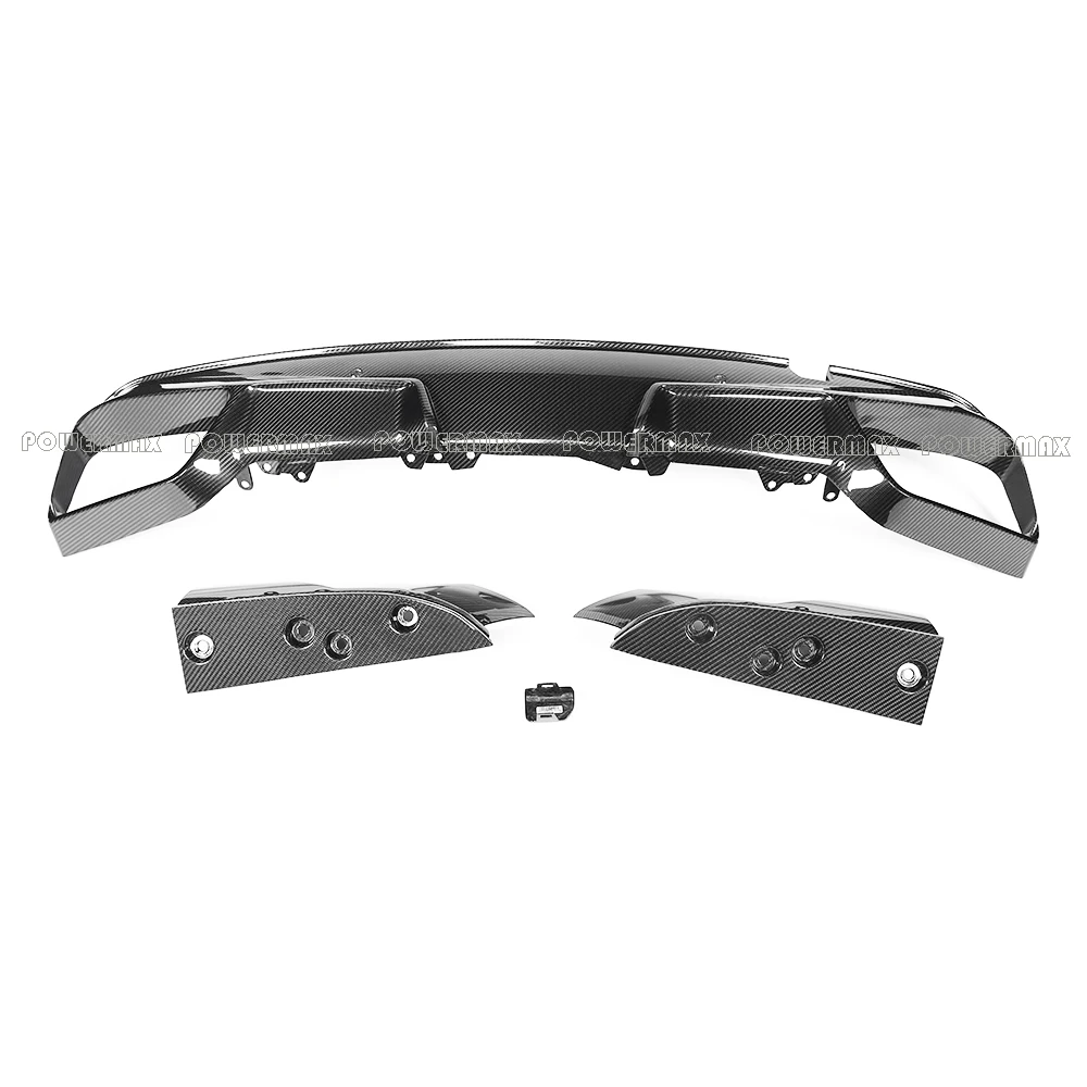 Dry Carbon Fiber MP Style Rear Diffuser for BMW X6M F96 23-24 Bodykit Rear Bumper Lip