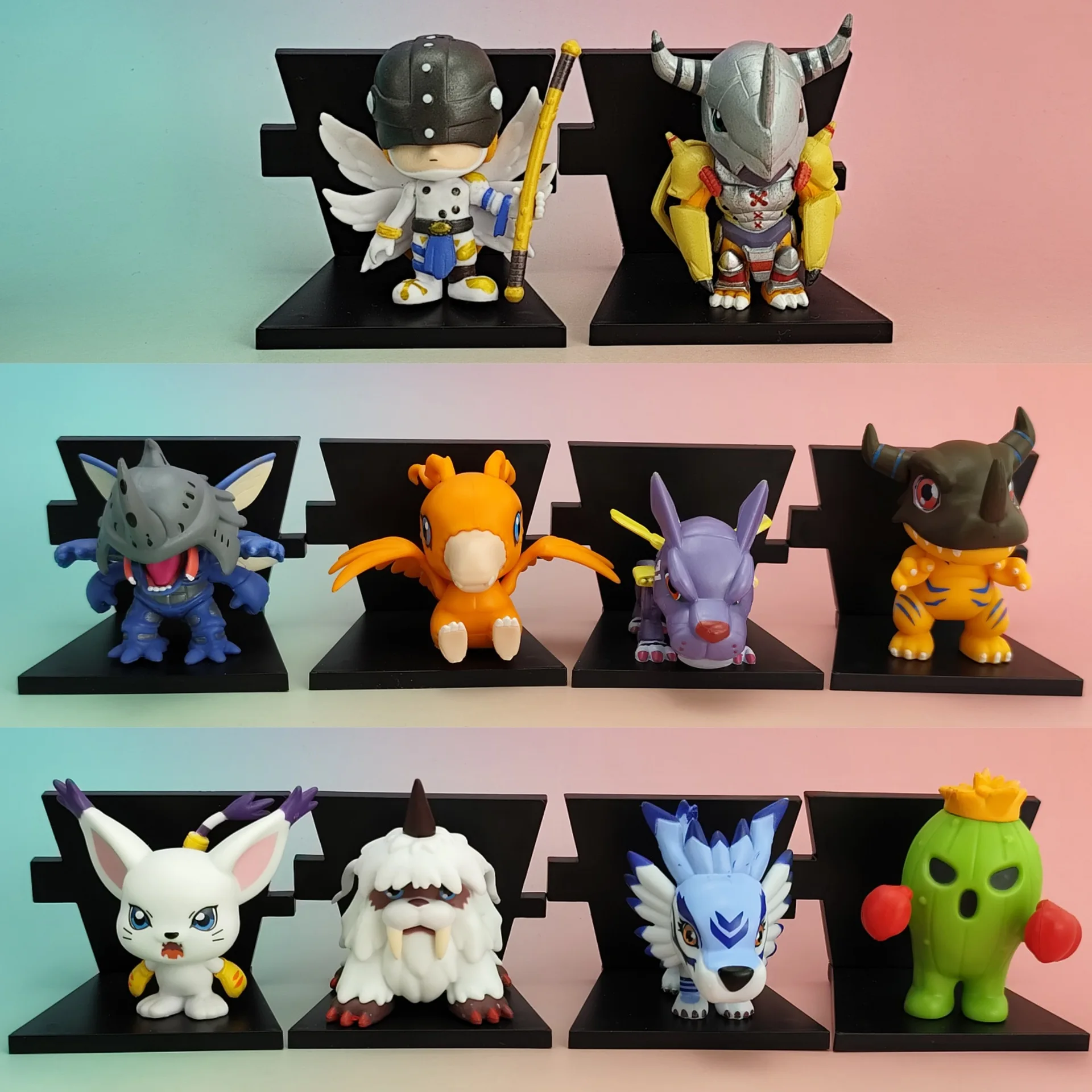 Digital Monster 10 Refrigerator Stickers for The Theater Version of Agumon Toy Tabletop Decoration Birthday Gift Y2k Fashion Toy