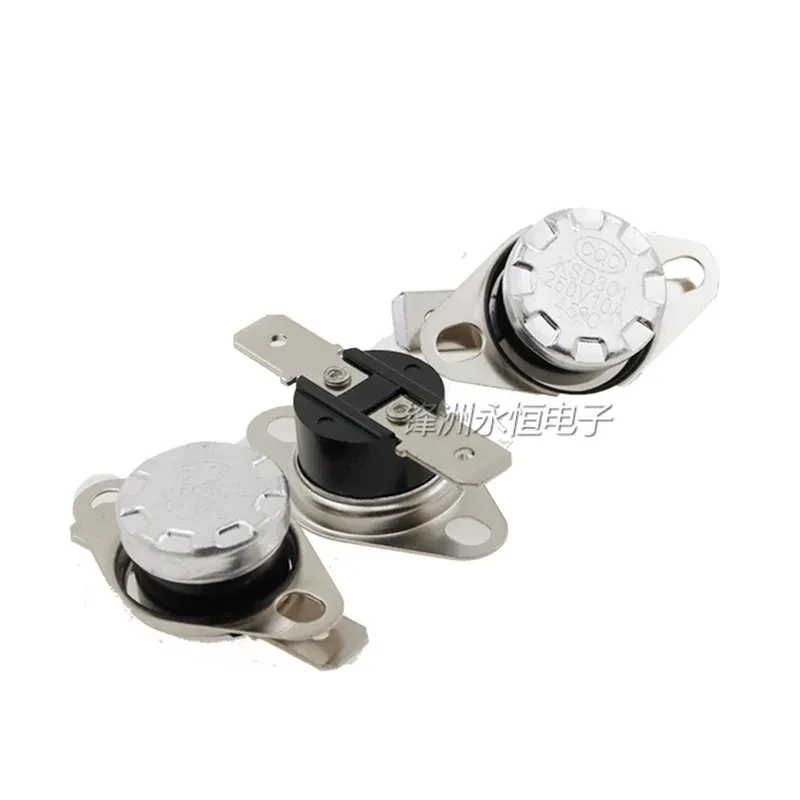 KSD301 10A 250V Bimetal thermostat Normally Closed Temperature Switch Thermostat 75C 85C 95C 110C 130C 150C 180C 45-190 degree