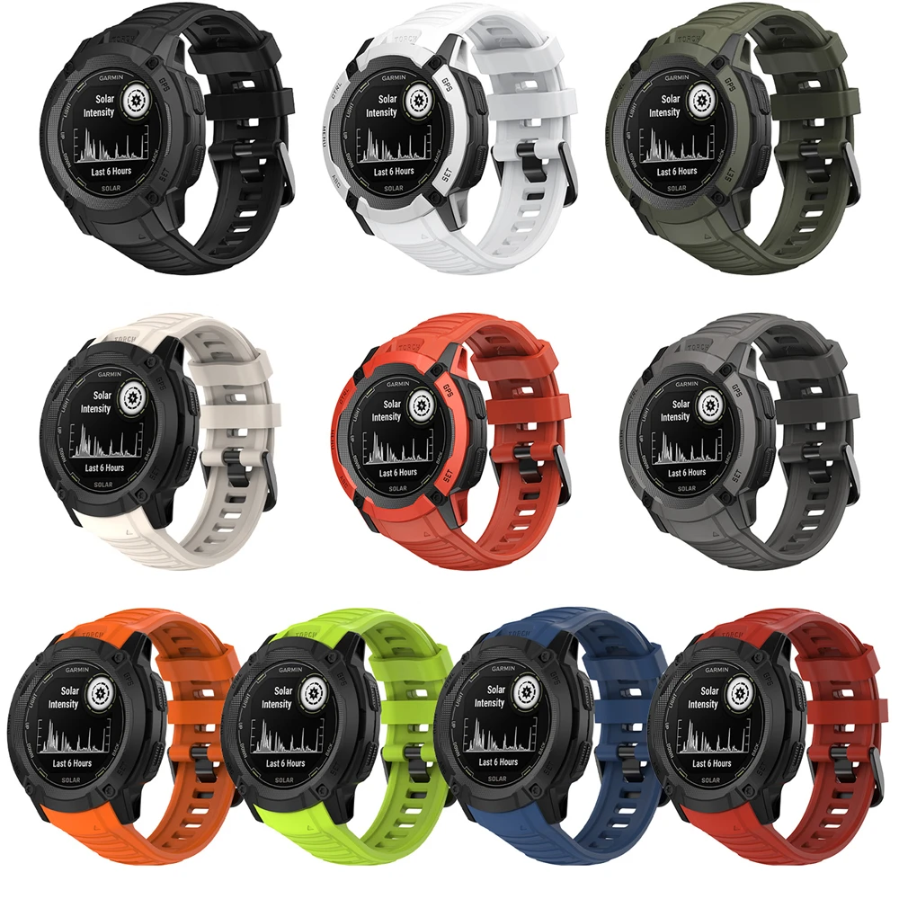 Quickfit Official Strap For Garmin Instinct 2X Sport Silicone Wristband Replacement Band Bracelet Instinct 2X Watch Accessories