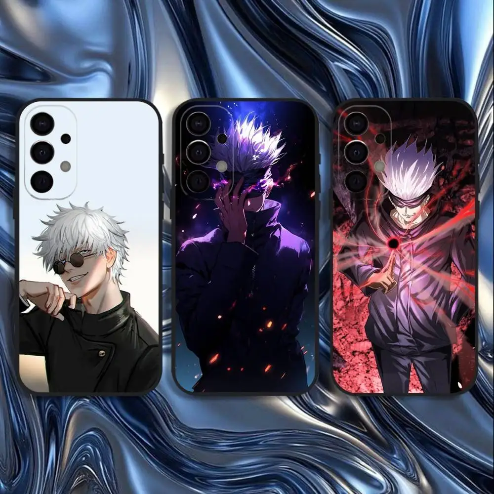 

Cartoon Anime S-Satoru G-Gojo Phone Case For Samsung S25,S24,S21,S22,S23,S30,Ultra,S20,Plus,Fe,Lite,5G Black Cover