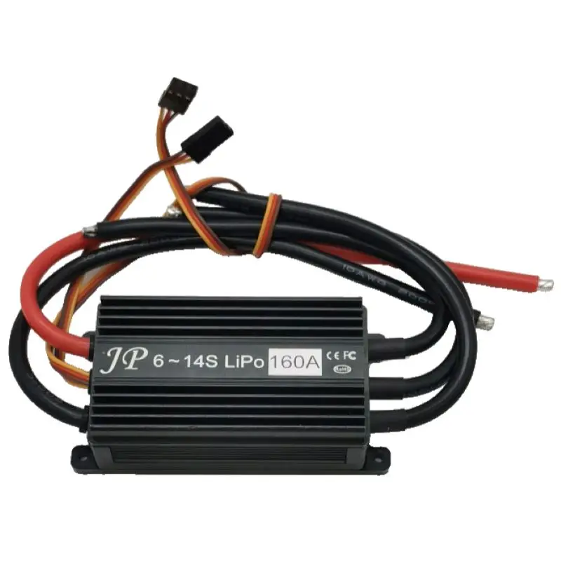 XAERO 160A High Voltage ESC, Waterproof Brushless Motor Speed Controller for RC Car Drone Boat, 6-12S LiPo with Cooling Fan