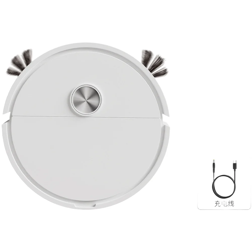 Low-Height Robot Vacuum and Mop Unit at 5.4cm for Reaching Under Beds Sofas and Cabinets During Daily Floor Maintenance