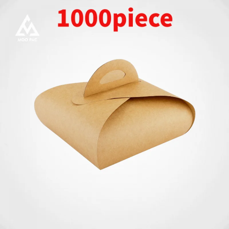 10 00piece.Custom.Mosen Design Recyclable Custom Logo Printed Kraft Paper Cake Cookie Candy Boxes Food Packaging