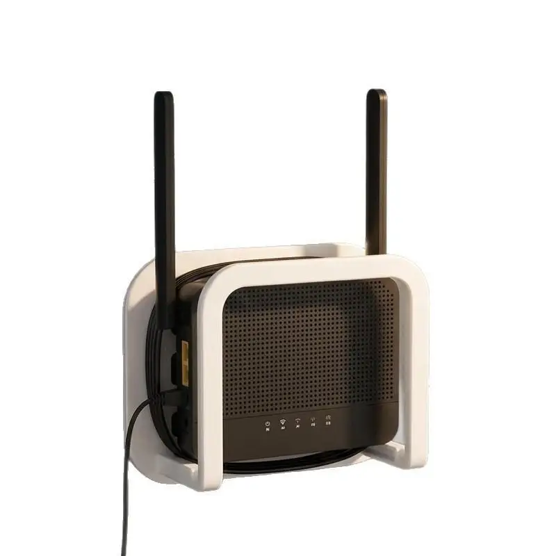 Wandhalterung für WLAN-Router, ohne Bohren, einfache Installation, platzsparendes Design für die Organisation im Heimbüro. – Detail 5