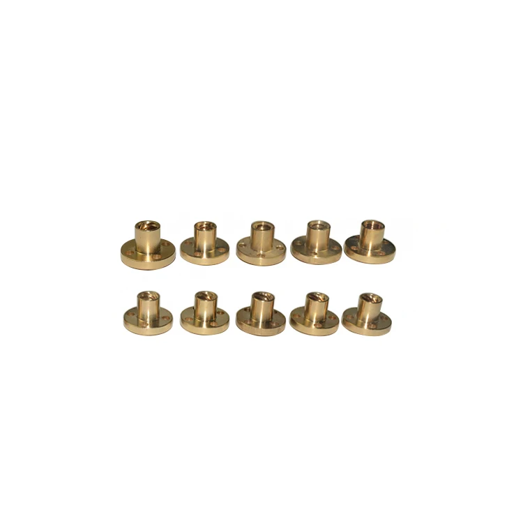 3D printer accessories T8 screw brass nut Flange nut trapezoidal nut