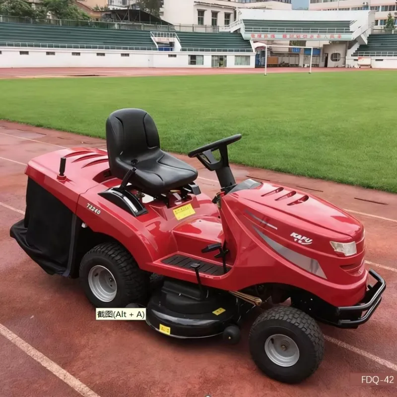 High Quality Industrial Professional Riding Lawn Mower Tractor with 25HP 2-Stroke Gasolin Engine725CC Displacement