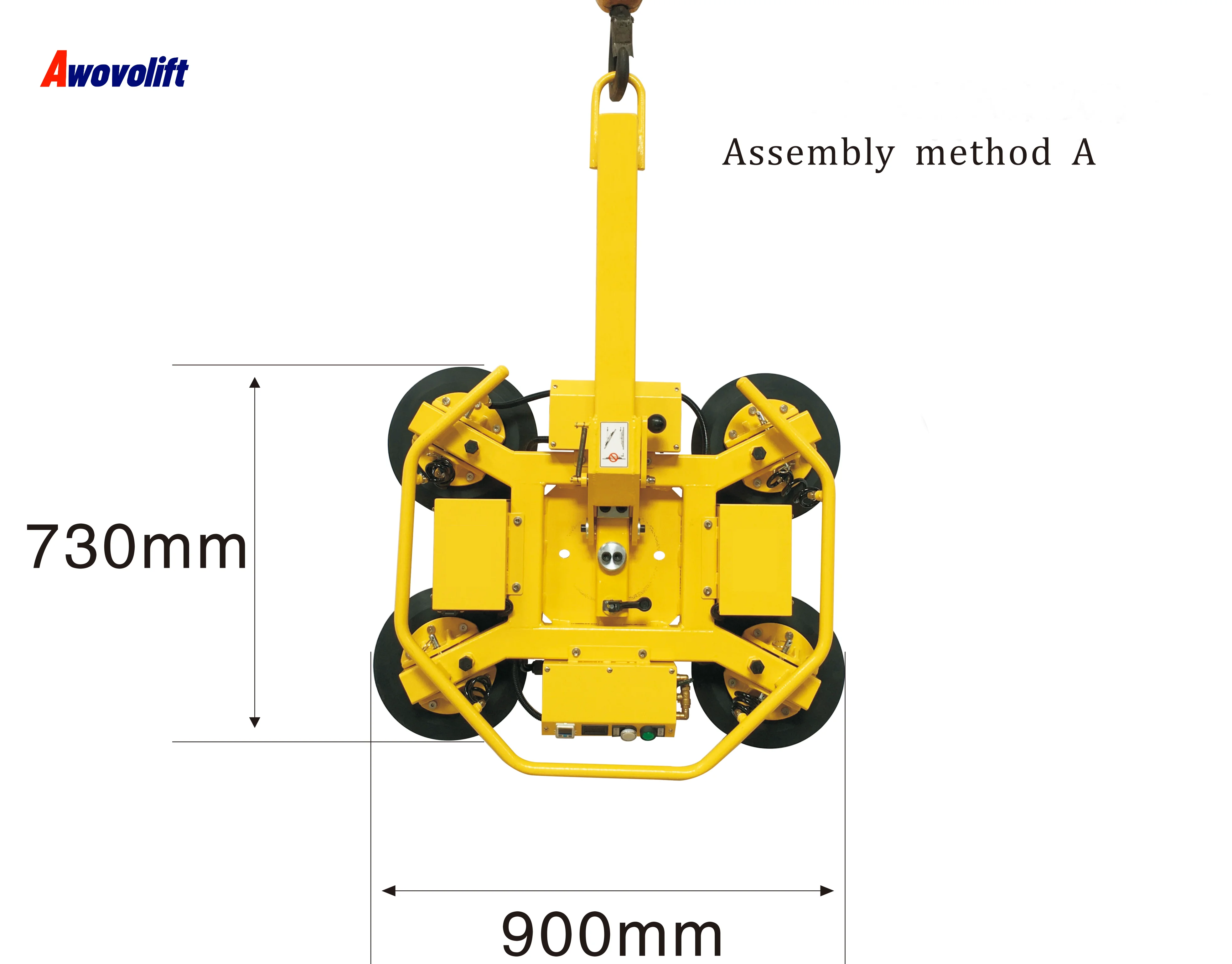 Awovolift Glass Vacuum Suction Lifting Equipment Manual Turnover Rotary Vacuum Suction Crane Making It More Convenient To Use