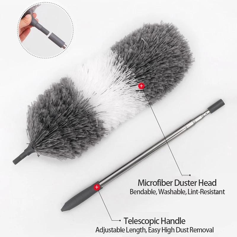 

Microfiber Extendable Duster Retractable Duster Brush Gap Dust Tools Household Cleaning Tools Dust Brush For Home CCD001