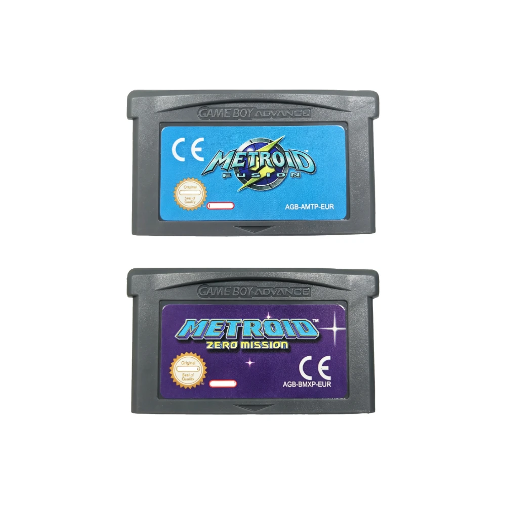 GBA Game Card Metroid Fusion Zero Mission USA EUR Version Cartridge Retro Action Adventure Sci-Fi Classic Collection Gift For Fa