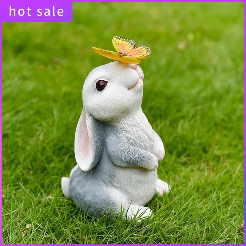 

Garden Outdoor Decor - In With Solar Butterfly Light For Bunny Lovers Garden Family