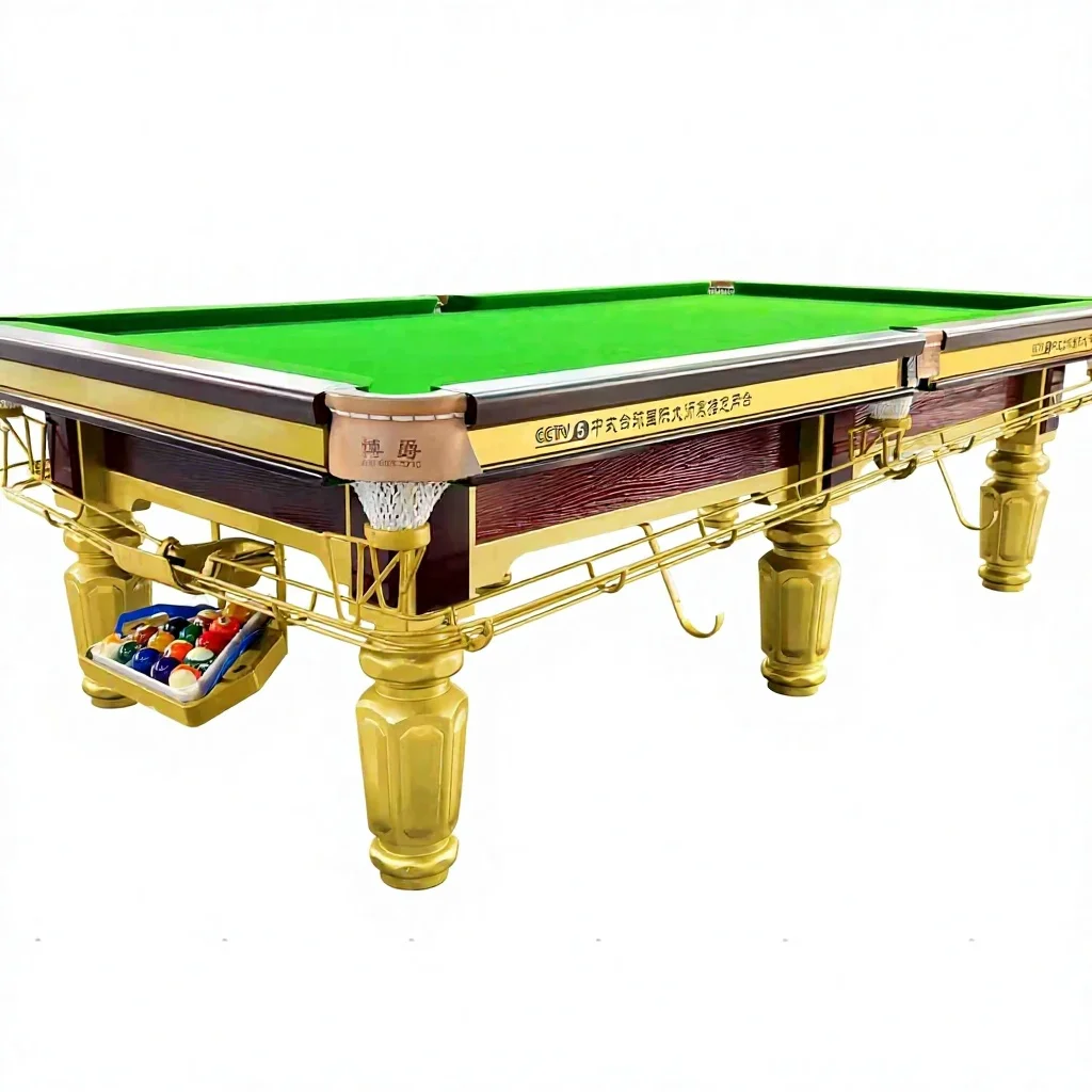 High Quality Custom Chinese 8 Ball Tournament Pool Table with Oak Rails Eco-friendly Durable Design Stylish Elegant