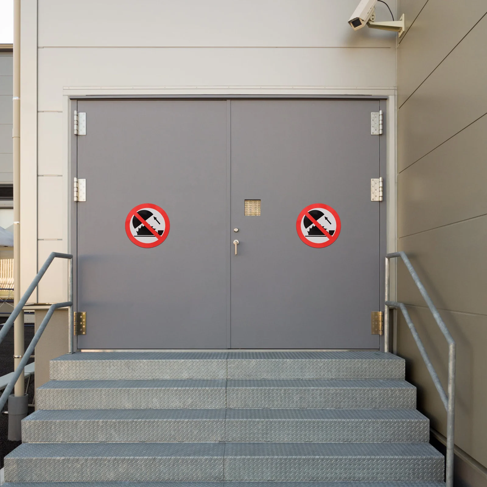 

2Pcs Safety Caution Stickers Clear Message Long Lasting Protection Against Accidental Contact Multiple Surfaces