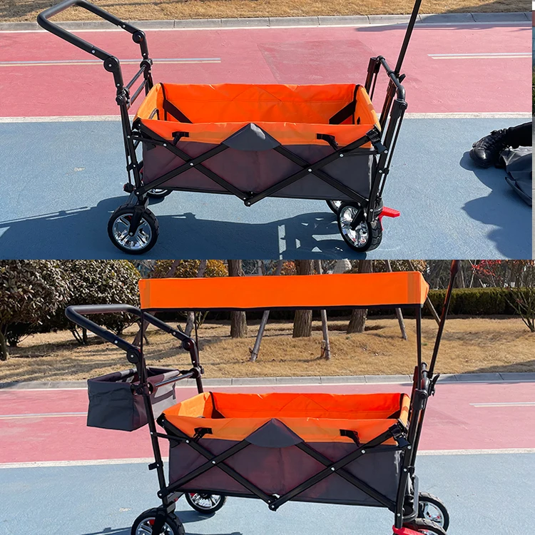 Outdoor Wagon Stroller for Children Picnic Beach Camping Trolley