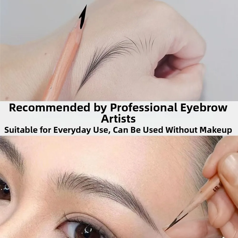 Hot Hard Microblading Augenbrauenstift, wasserdicht, natürlich, Wild Brows Tint Enhancers Pencil, einfach aufzutragendes Brow Definer Makeup