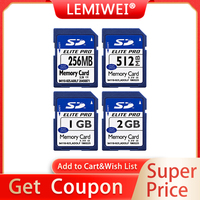 Lemiwei SD Card 256MB 512MB 1GB 2GB High Speed UHS-I Storage Card U1 Class 10 Memory Card For Camera