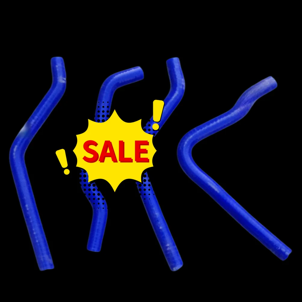 

NEW 4PCS all Silicone Radiator Hose For Kawasaki KX125 1990-1993 KX 125 Pipe Tube Kit 1990 1991 1992 1993