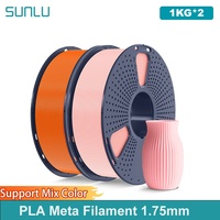 SUNLU 2KG PLA Meta Filament 1.75mm 1000g 3D Printer Neatly Wound 3D Filament for 3D Printer& 3D Pen