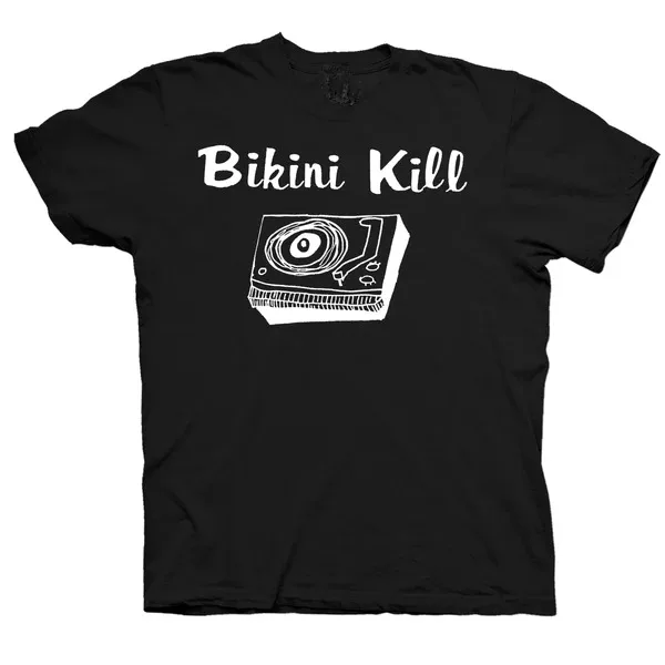 

Винтажное бикини Kill Music Band, хлопковая черная классическая рубашка унисекс в полный размер