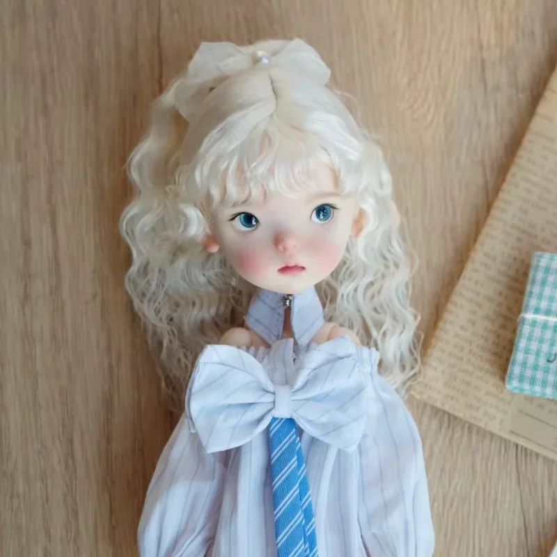 Neue BJD Puppe 1/6 Landoudou süßes Mädchen hochwertiges Harz Spielzeug Geburtstagsgeschenk Engel Puppen in Angebote Gelenkpuppen